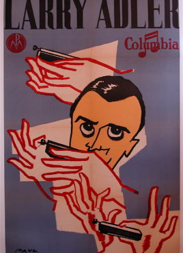 Larry Adler Columbia Paul Colin Lithographie Columbia